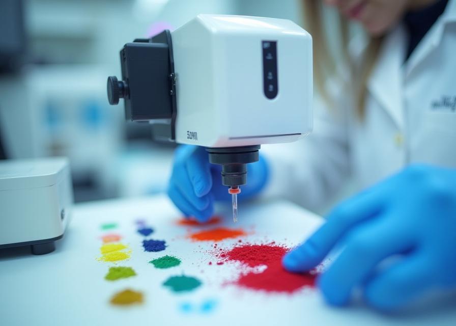 Qualitätskontrolle und Farbmessung